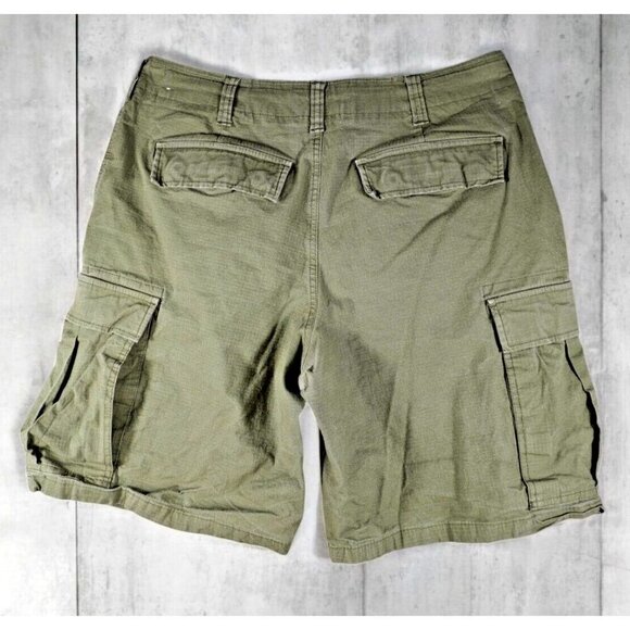 Nike SB Cargo Shorts Men's Size 32 Green Ripstop Utility Skateboarding Shorts - Picture 8 of 12